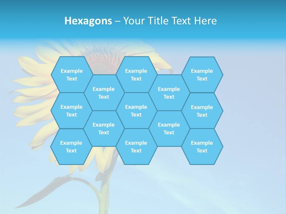 Blossom Yellow Flower PowerPoint Template