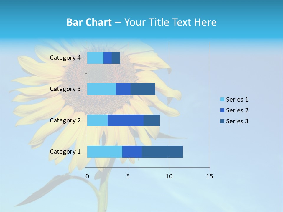Blossom Yellow Flower PowerPoint Template