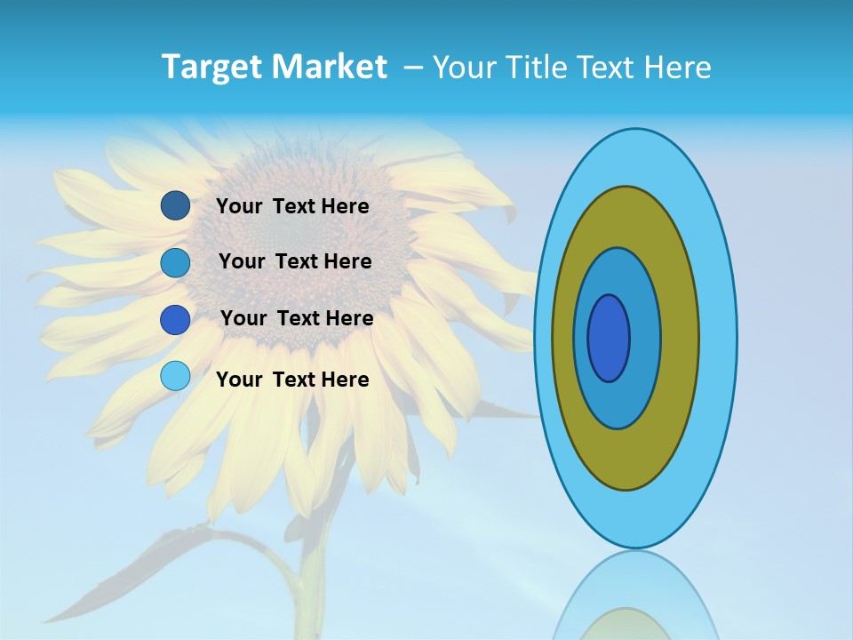 Blossom Yellow Flower PowerPoint Template