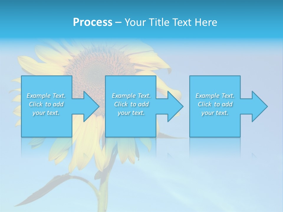 Blossom Yellow Flower PowerPoint Template