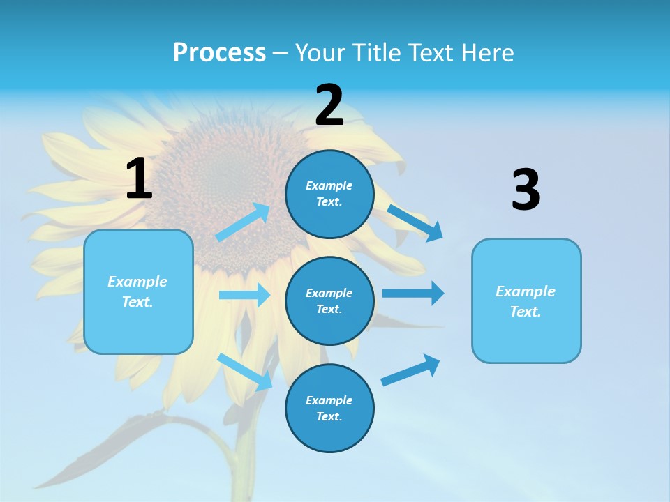Blossom Yellow Flower PowerPoint Template