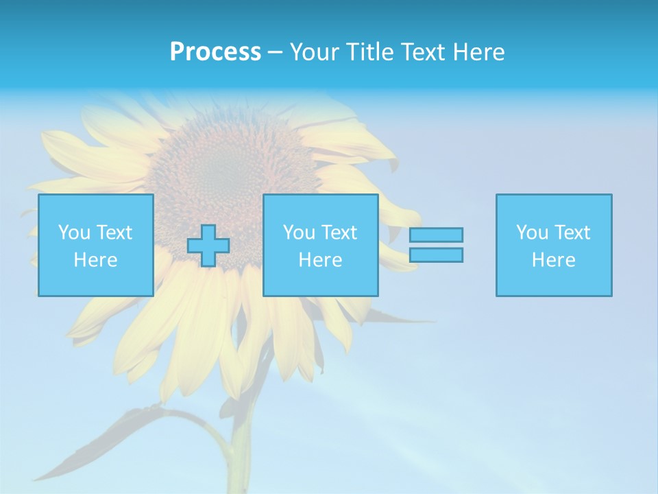 Blossom Yellow Flower PowerPoint Template