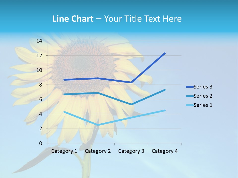 Blossom Yellow Flower PowerPoint Template