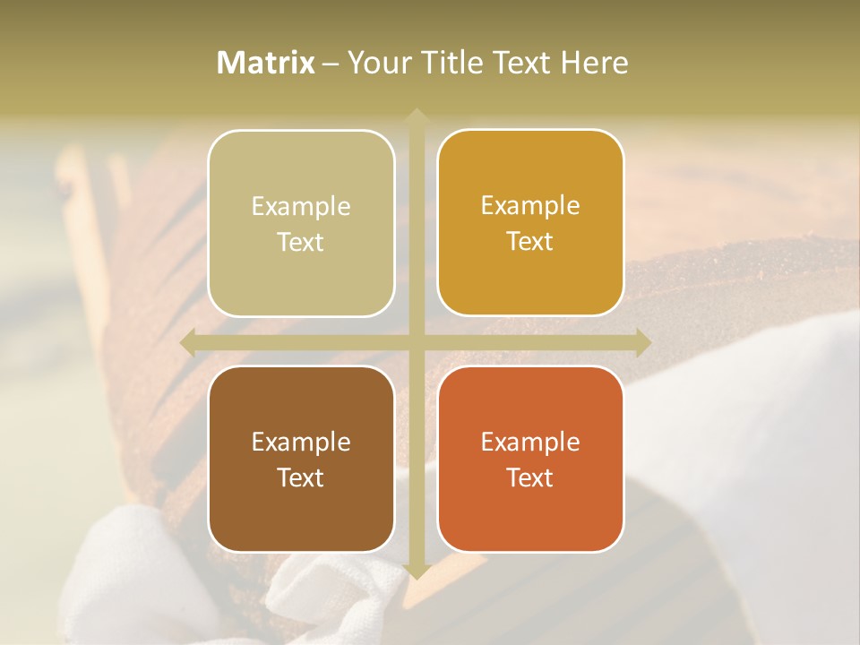 Sliced Healthy Slice PowerPoint Template
