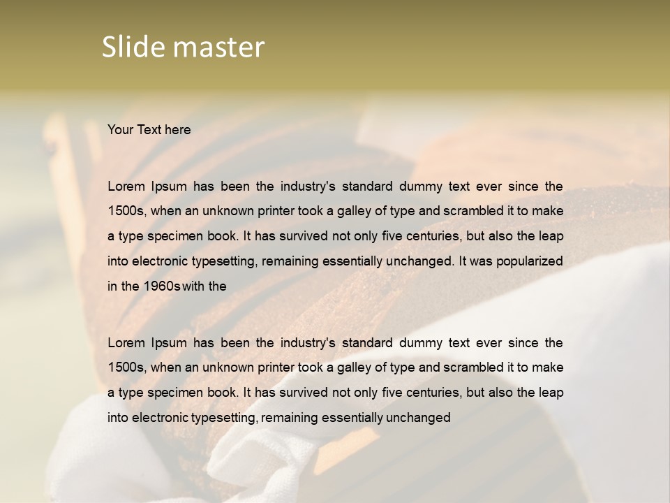 Sliced Healthy Slice PowerPoint Template