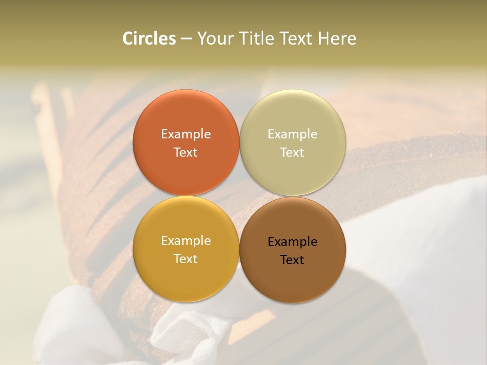 Sliced Healthy Slice PowerPoint Template