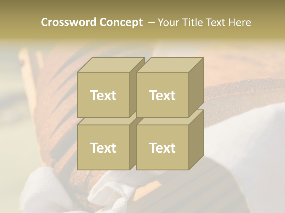 Sliced Healthy Slice PowerPoint Template