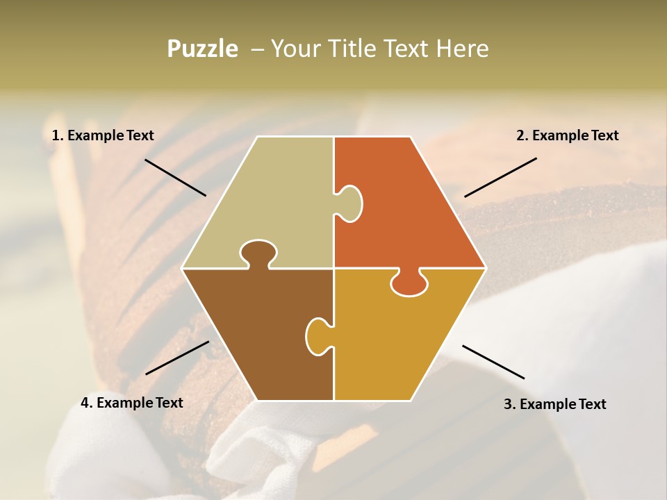Sliced Healthy Slice PowerPoint Template