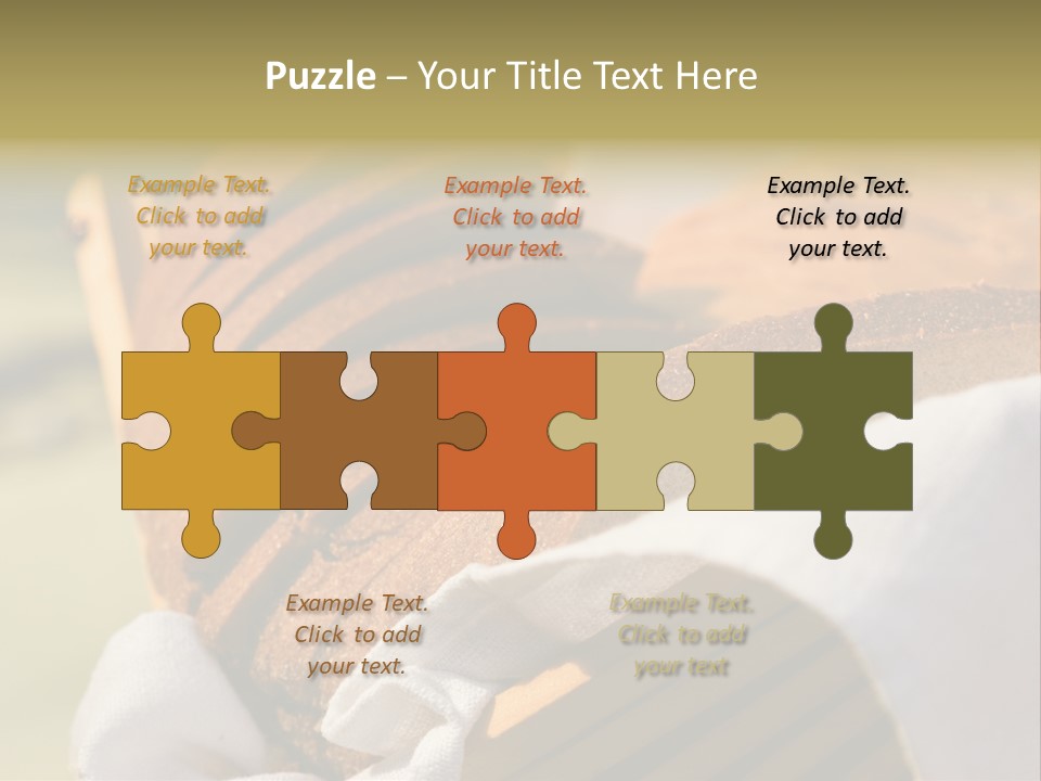 Sliced Healthy Slice PowerPoint Template