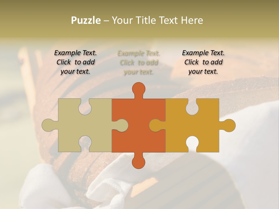 Sliced Healthy Slice PowerPoint Template