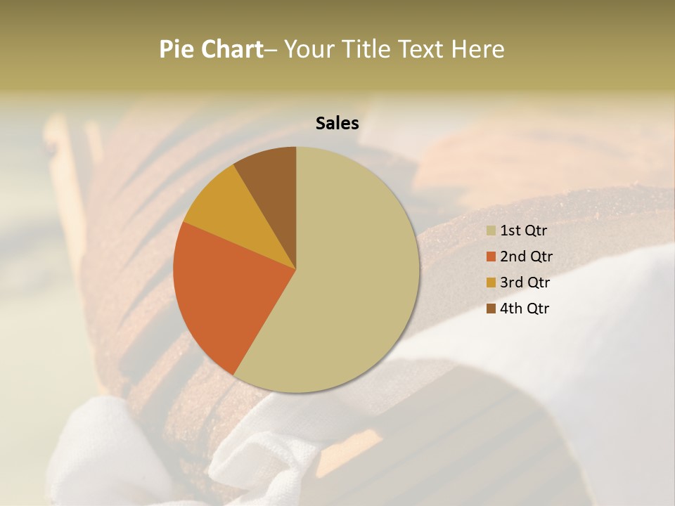 Sliced Healthy Slice PowerPoint Template