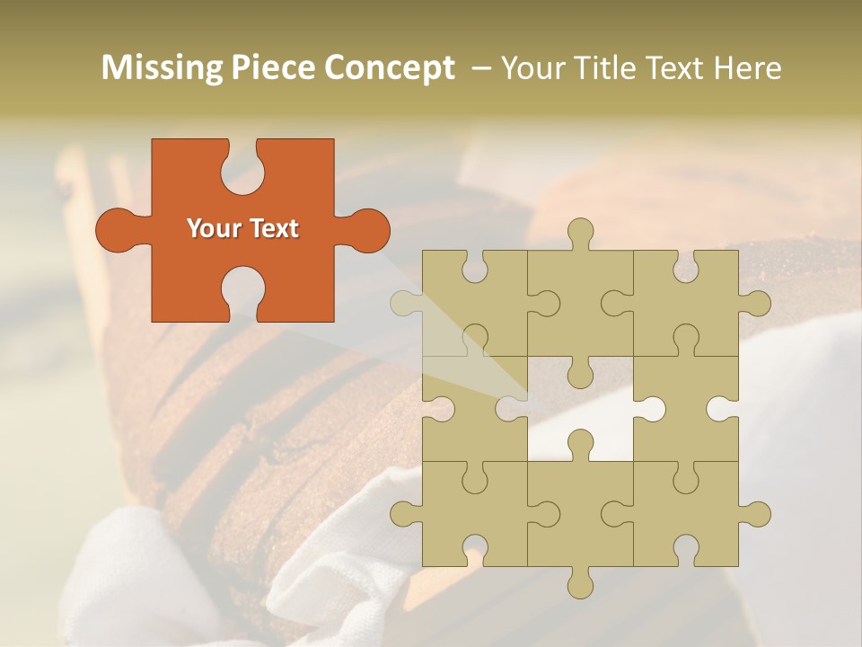 Sliced Healthy Slice PowerPoint Template