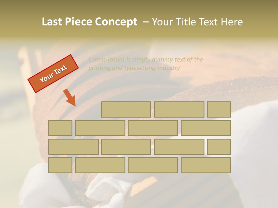 Sliced Healthy Slice PowerPoint Template