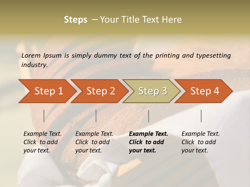 Sliced Healthy Slice PowerPoint Template