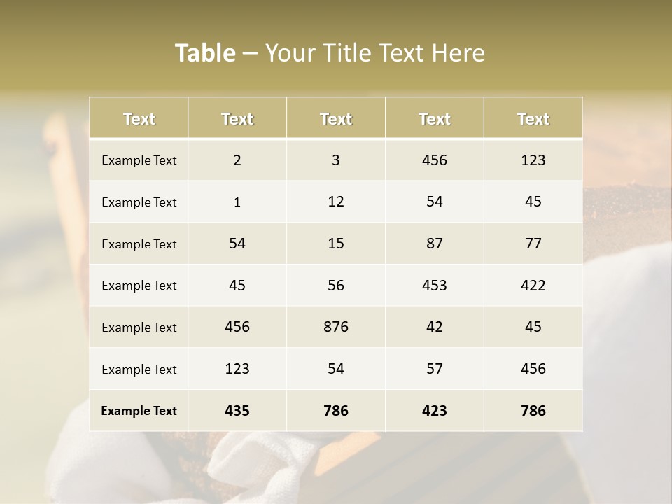 Sliced Healthy Slice PowerPoint Template