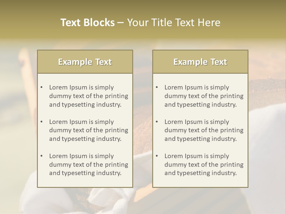 Sliced Healthy Slice PowerPoint Template