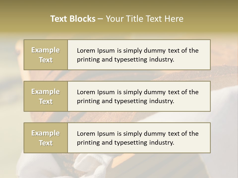 Sliced Healthy Slice PowerPoint Template