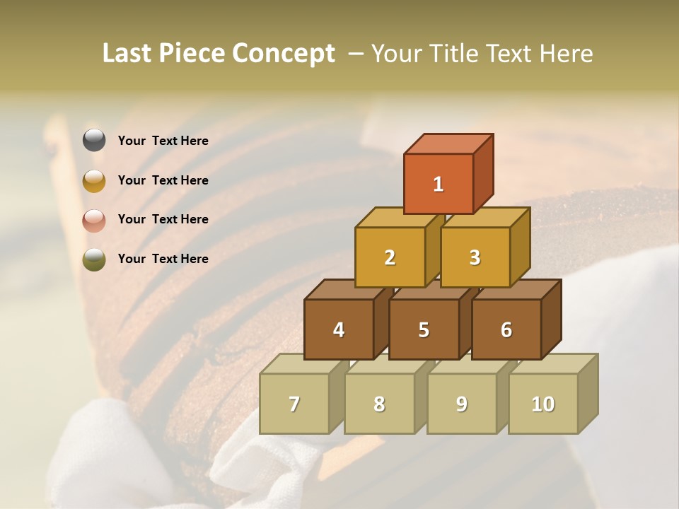 Sliced Healthy Slice PowerPoint Template