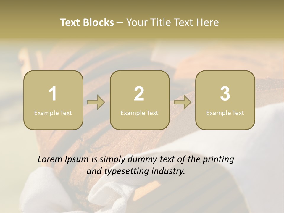 Sliced Healthy Slice PowerPoint Template