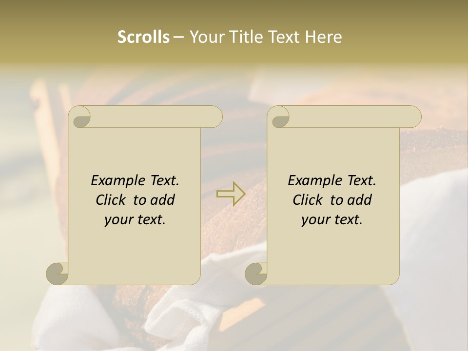 Sliced Healthy Slice PowerPoint Template