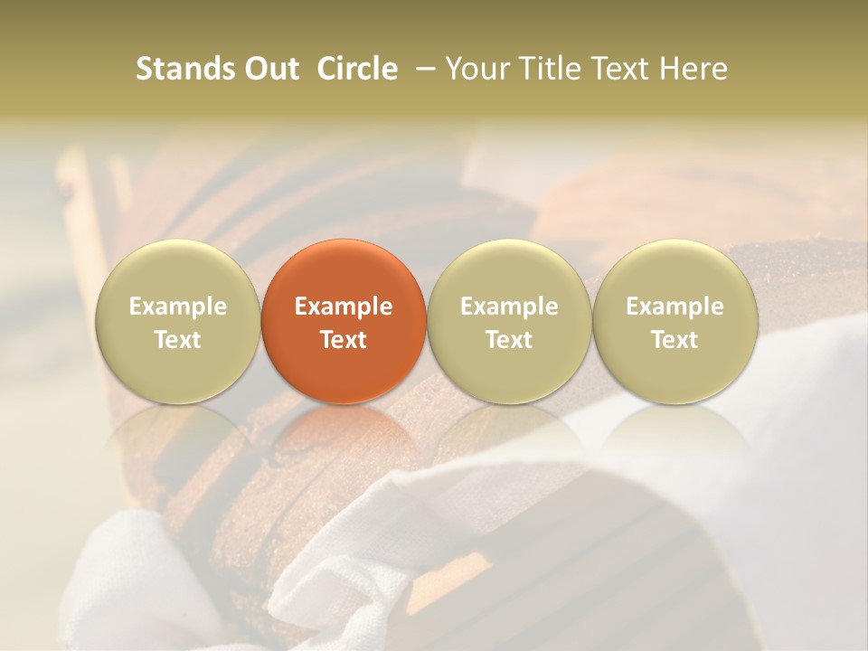 Sliced Healthy Slice PowerPoint Template