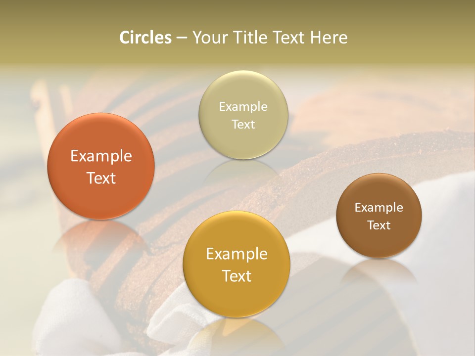 Sliced Healthy Slice PowerPoint Template