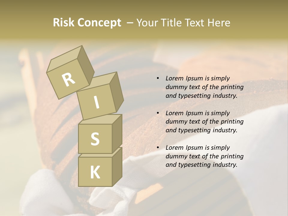 Sliced Healthy Slice PowerPoint Template