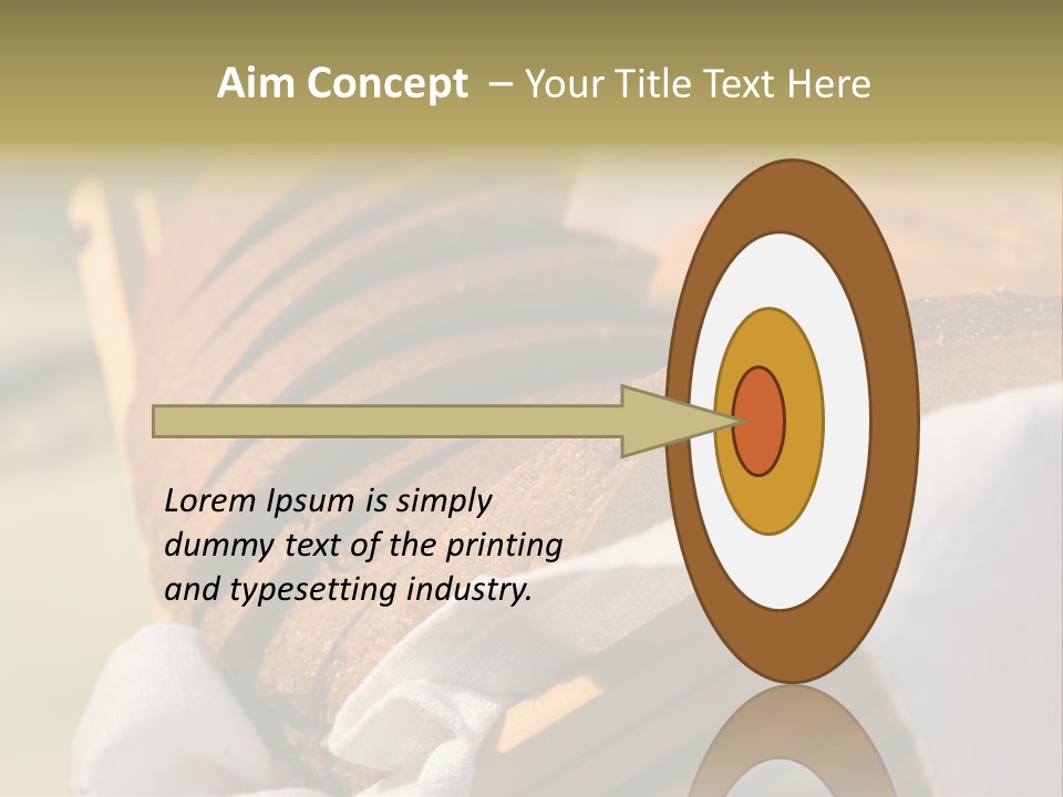 Sliced Healthy Slice PowerPoint Template