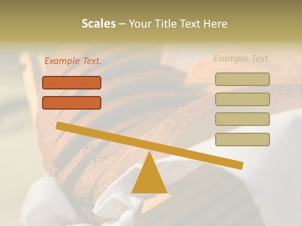 Sliced Healthy Slice PowerPoint Template
