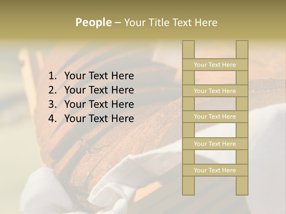 Sliced Healthy Slice PowerPoint Template