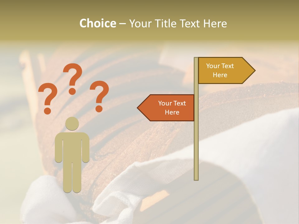 Sliced Healthy Slice PowerPoint Template