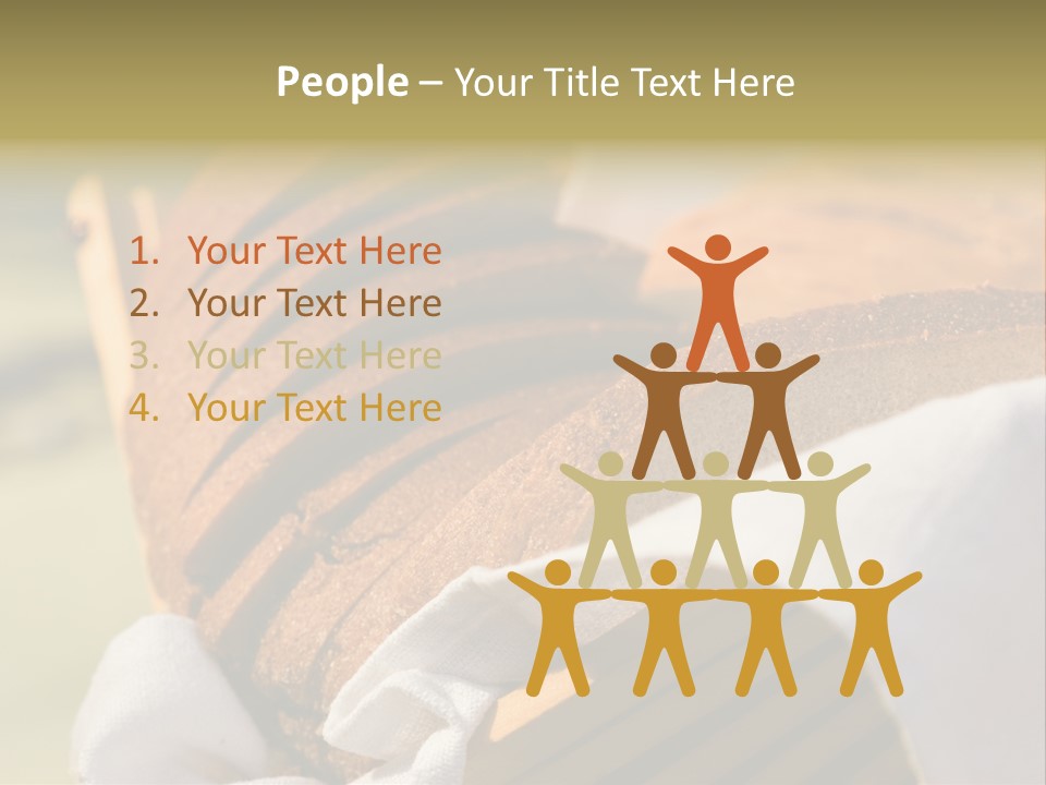 Sliced Healthy Slice PowerPoint Template