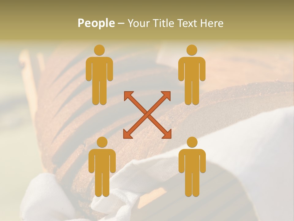 Sliced Healthy Slice PowerPoint Template