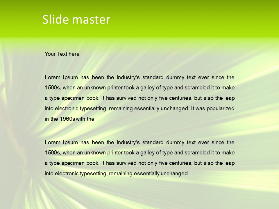 South Nature Yellow PowerPoint Template