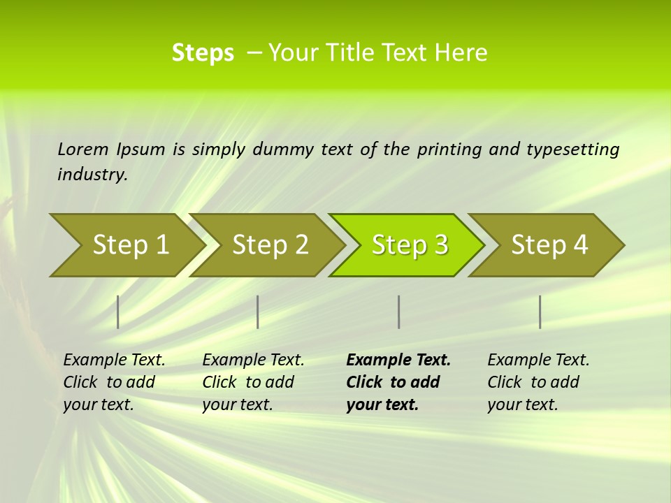 South Nature Yellow PowerPoint Template