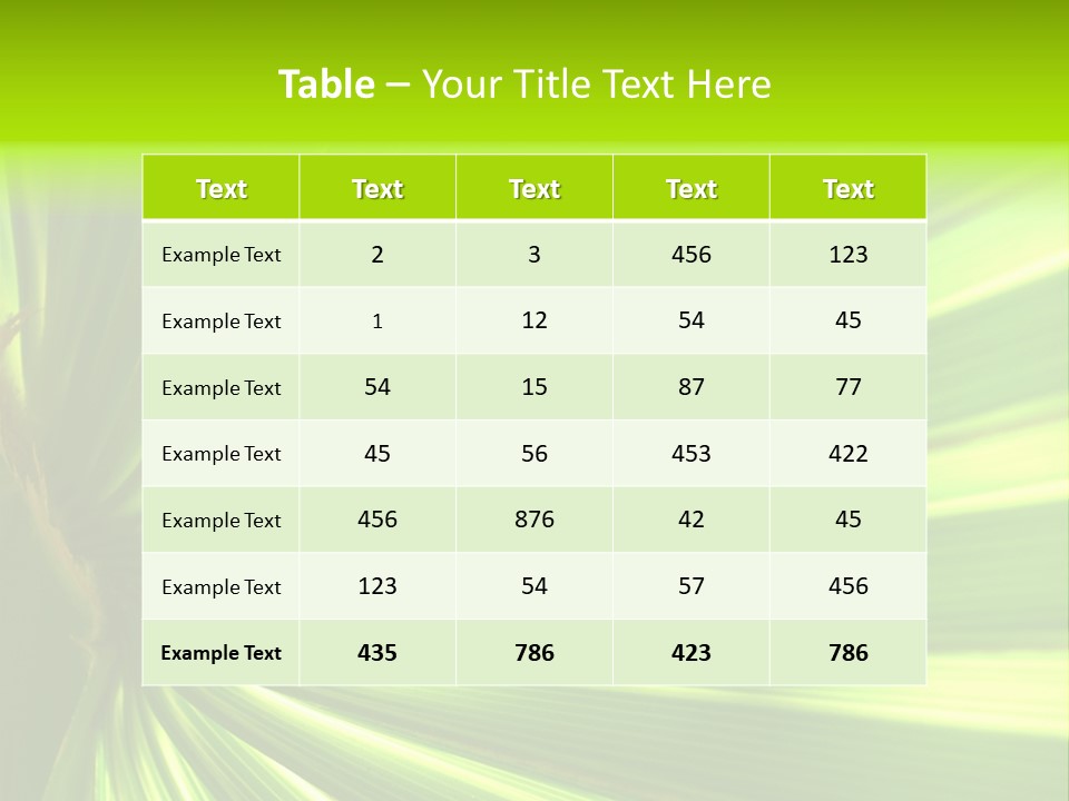 South Nature Yellow PowerPoint Template