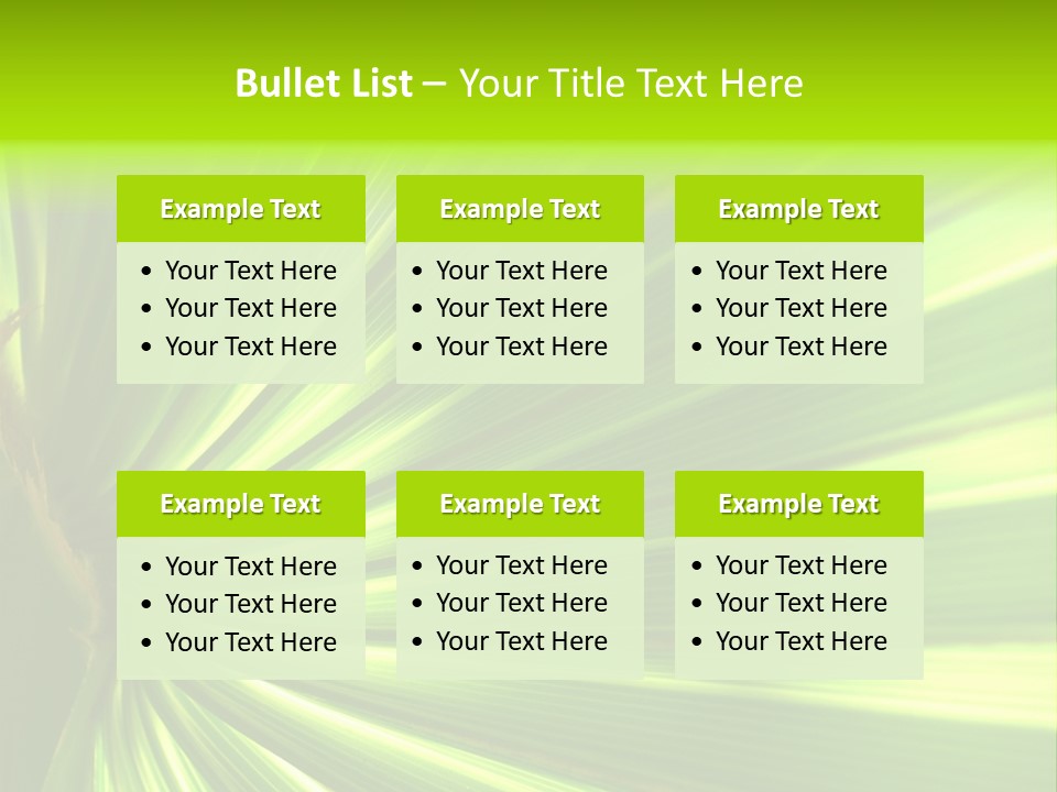 South Nature Yellow PowerPoint Template