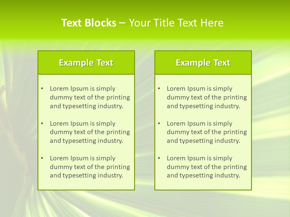 South Nature Yellow PowerPoint Template