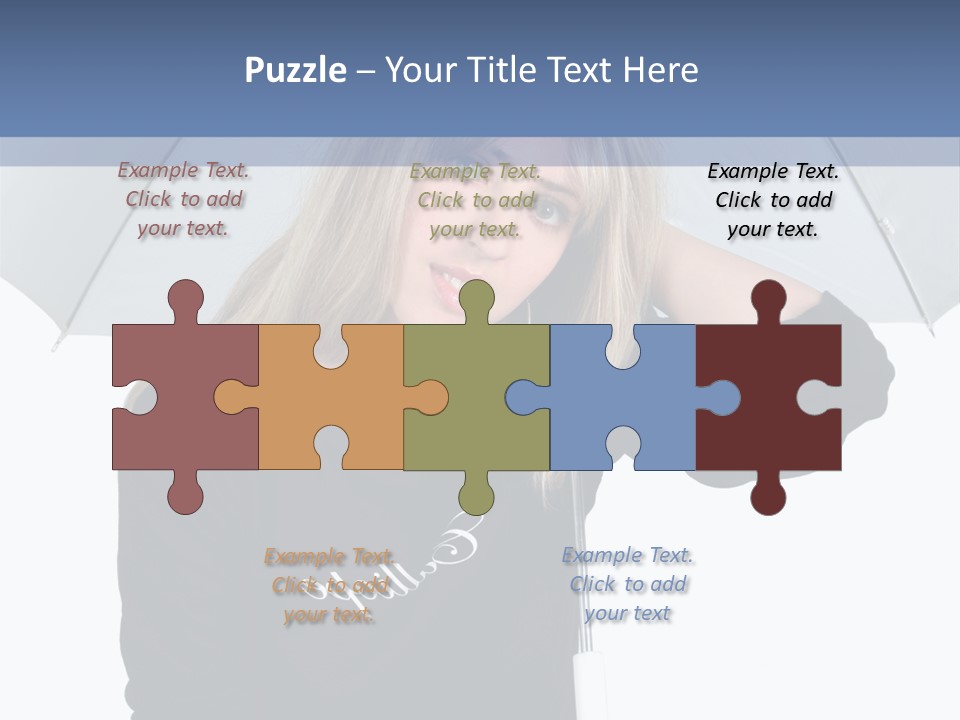 Smiling People Studio PowerPoint Template