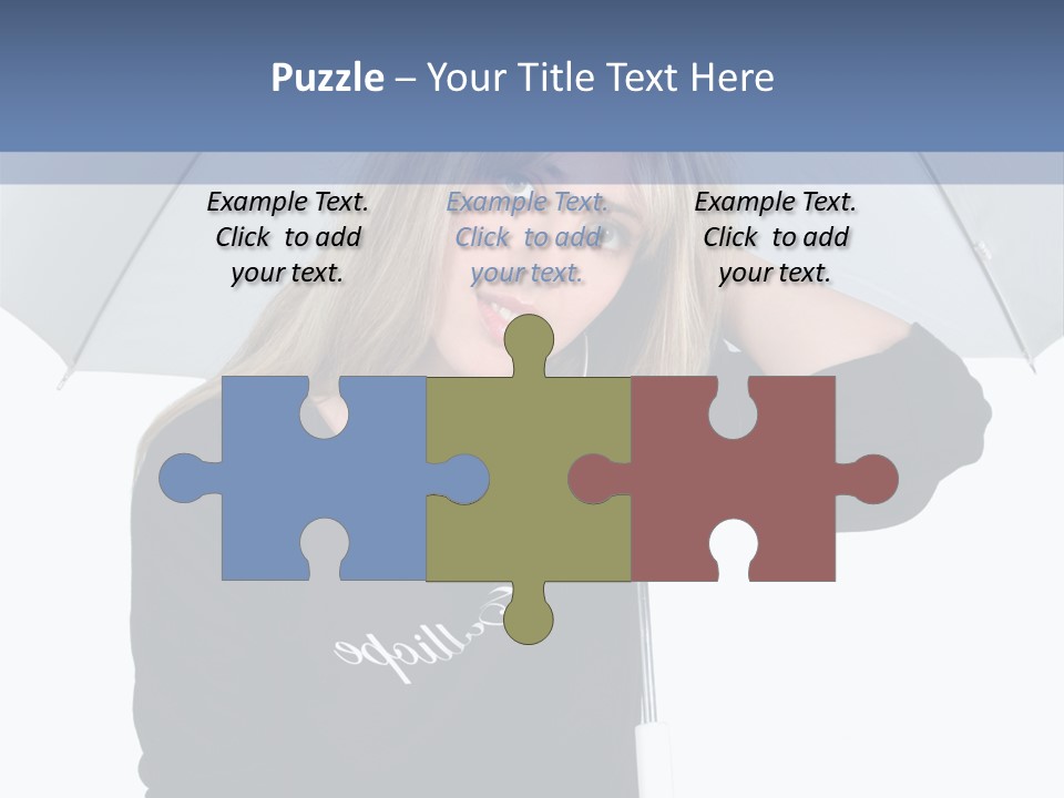 Smiling People Studio PowerPoint Template