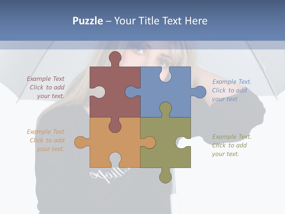 Smiling People Studio PowerPoint Template