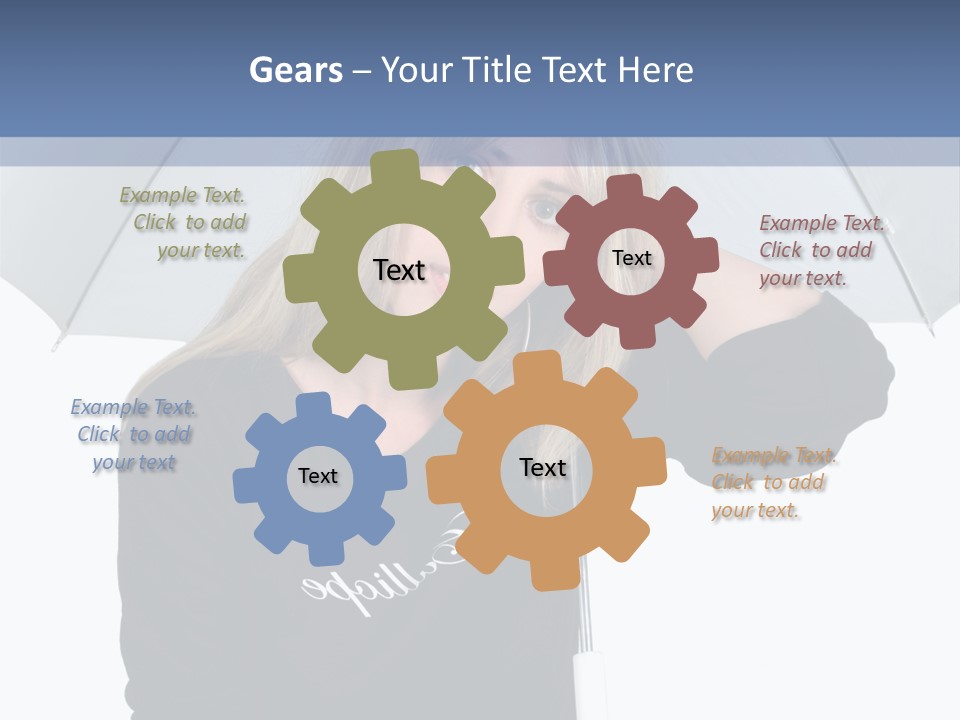 Smiling People Studio PowerPoint Template