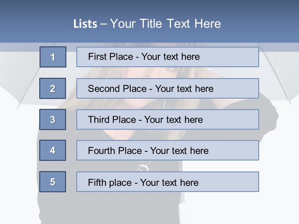 Smiling People Studio PowerPoint Template