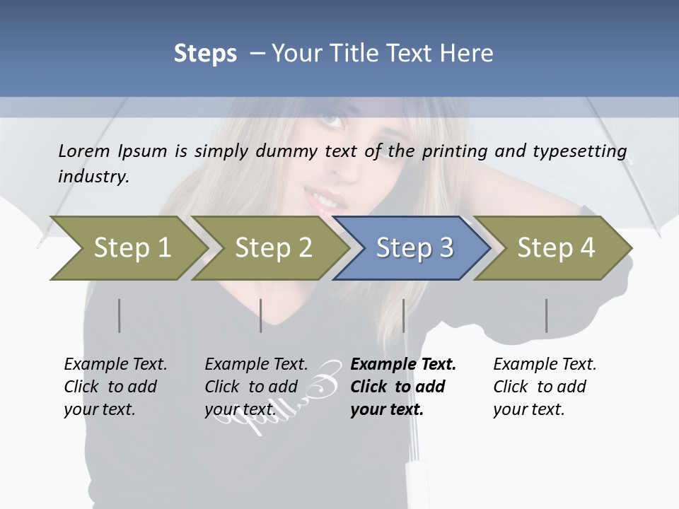 Smiling People Studio PowerPoint Template