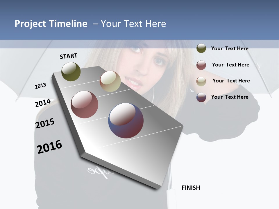 Smiling People Studio PowerPoint Template