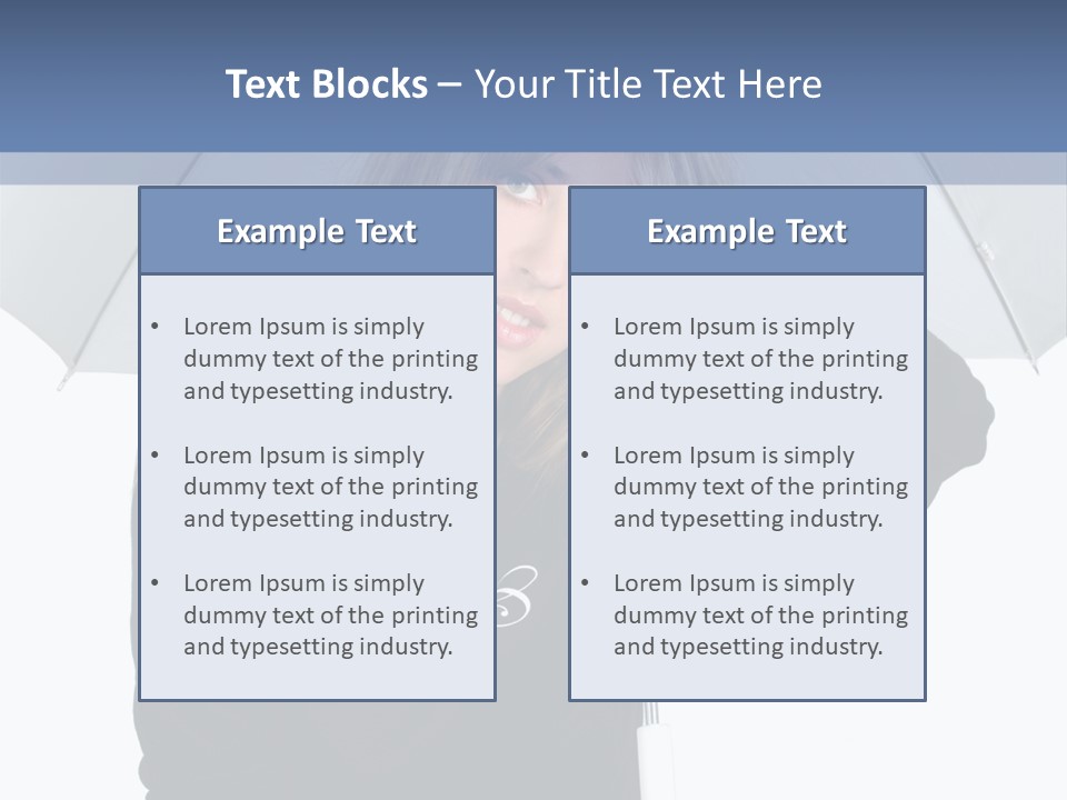 Smiling People Studio PowerPoint Template