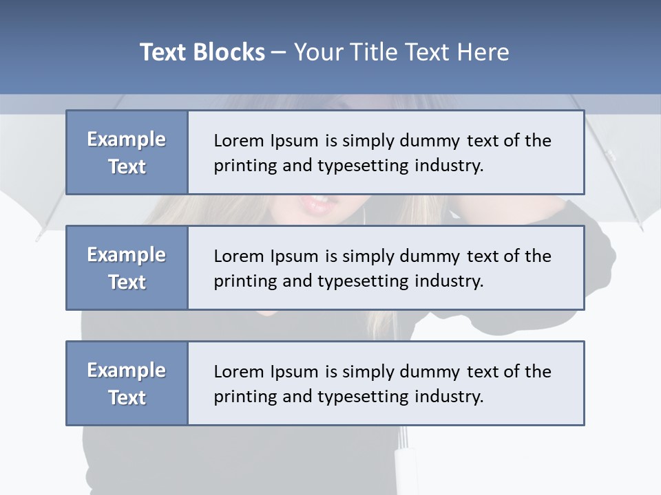 Smiling People Studio PowerPoint Template