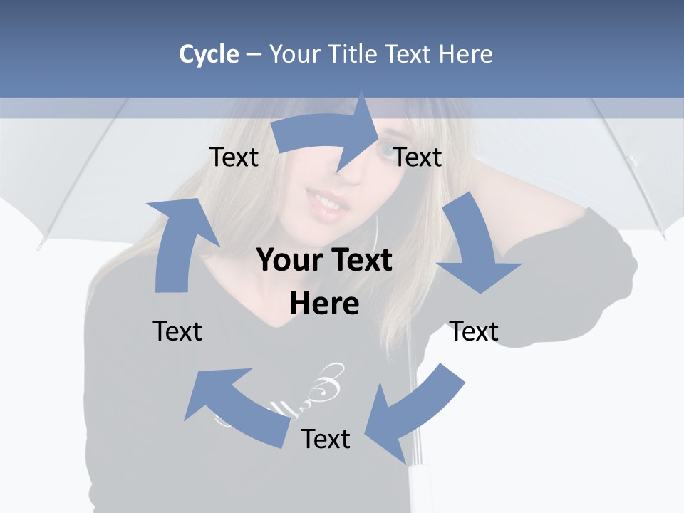 Smiling People Studio PowerPoint Template