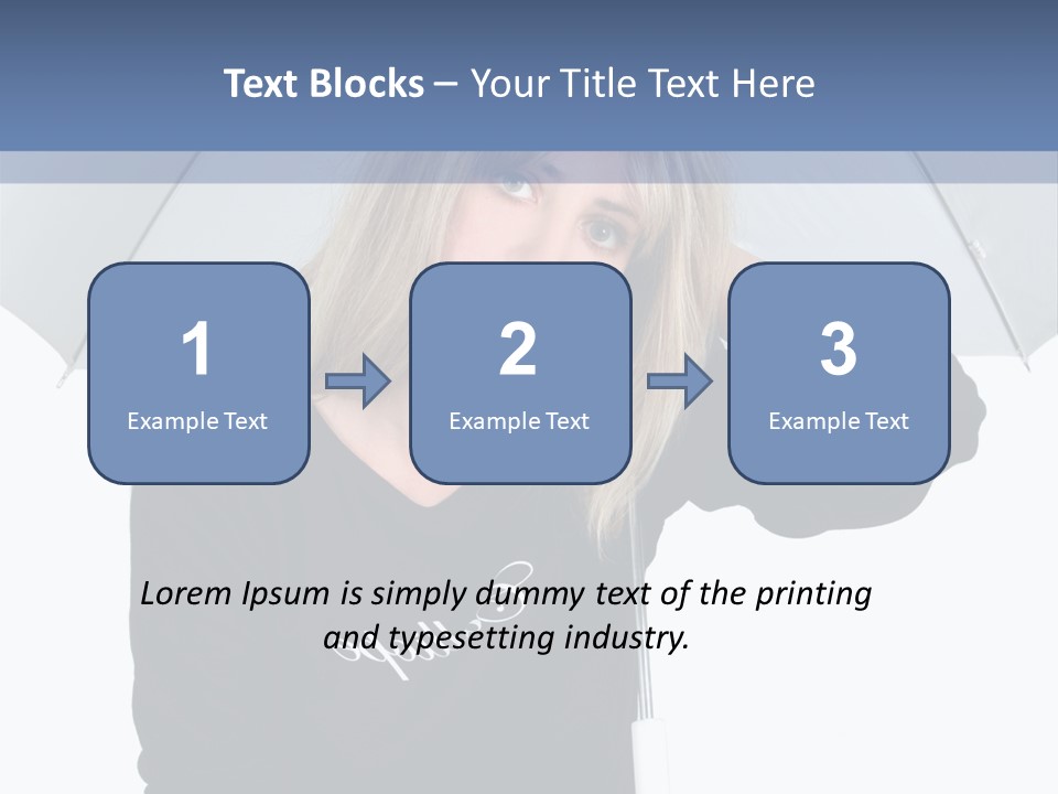 Smiling People Studio PowerPoint Template