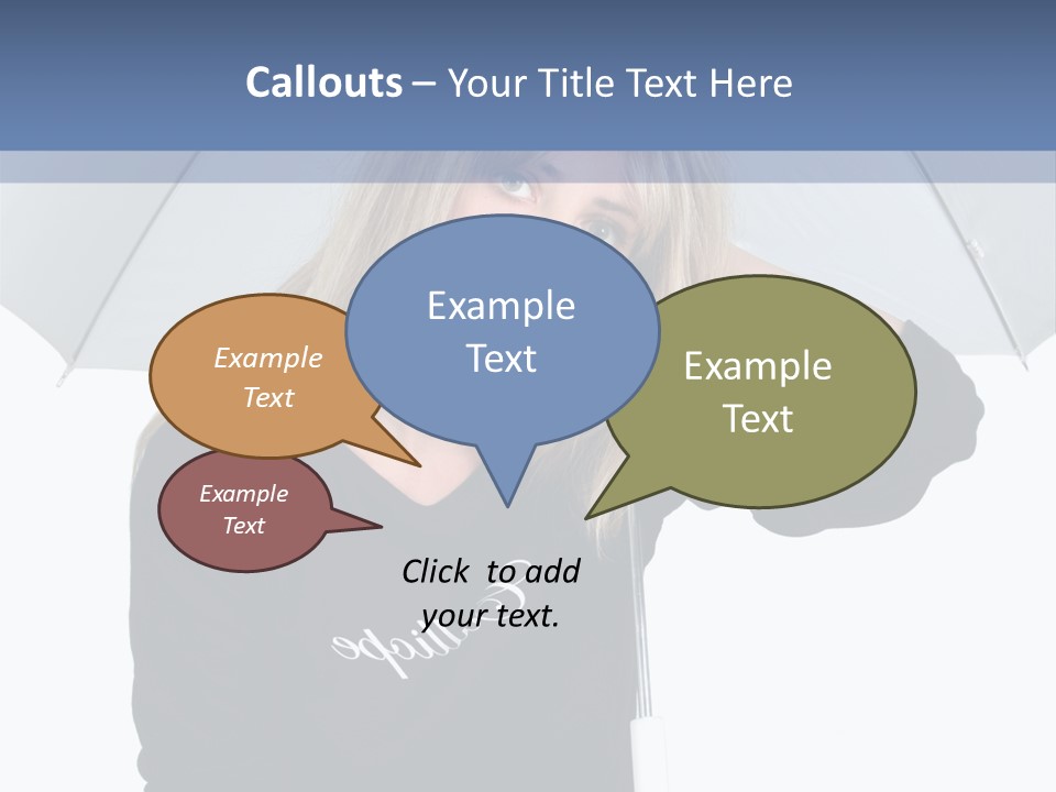 Smiling People Studio PowerPoint Template